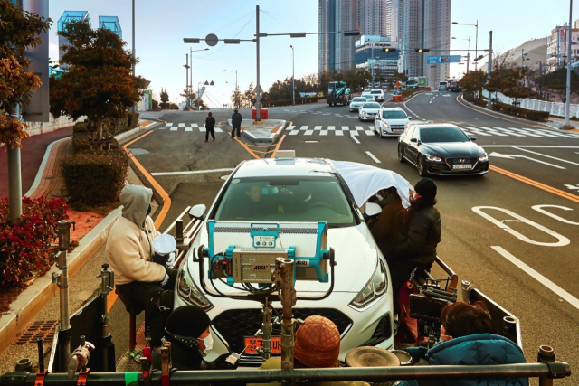 영화 '교토에서 온 편지'의 촬영 현장. 부산영상위 제공