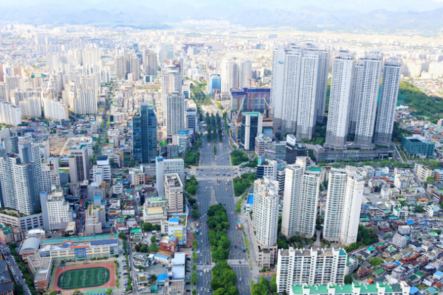 대구 수성구 아파트 모습. 매일신문DB.