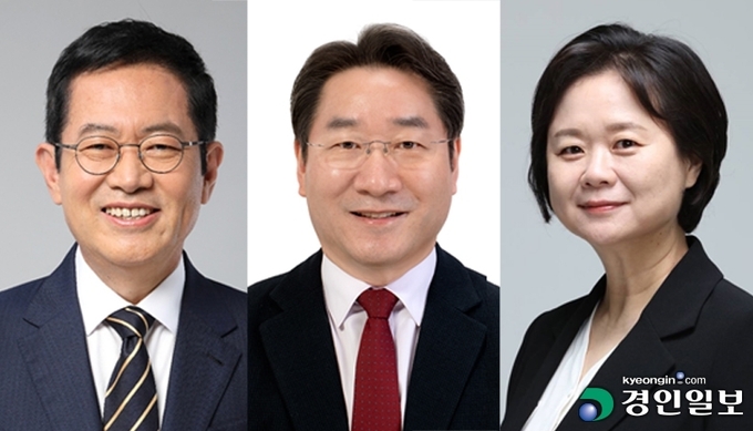 사진 왼쪽부터 박남춘, 유정복, 이정미. <가나다순>