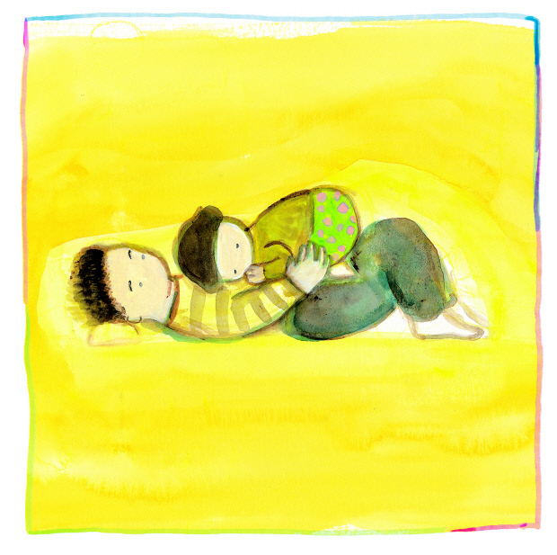 그림책 봄꿈의 삽화