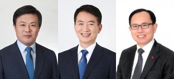 (왼쪽부터) 이학수, 김민영, 이상옥 후보 (사진 기호 순)