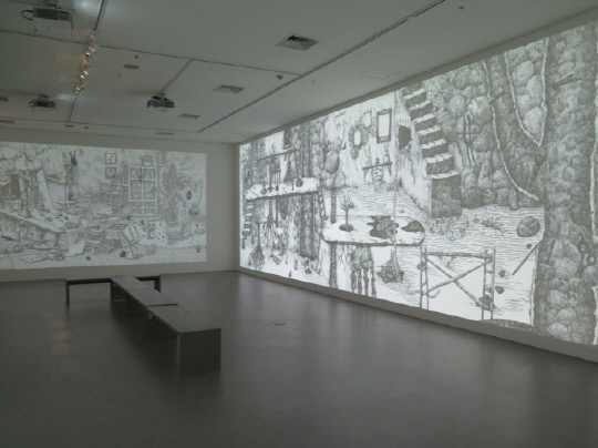 박미라(2019), '스위치온', 드로잉 애니메이션. 사진=대전시립미술관 제공
