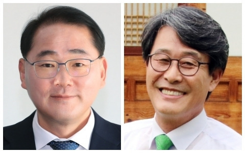 김종훈 전북도 경제부지사 내정자와 김광수 정무수석 내정자.