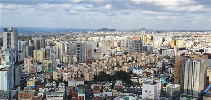 제주시내 전경