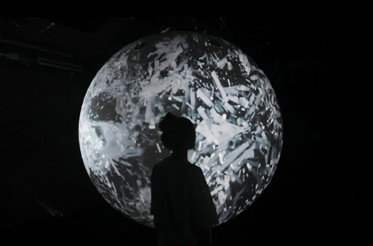 젠크 구젤리스 & 안나 폼페르마이에르(Cenk Guzelis & Anna Pompermaier)의 작품 'Above Human' 사진=대전시립미술관 제공