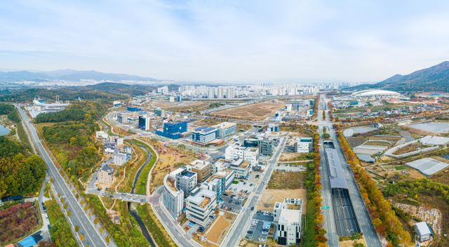 수성알파시티 일원 조감 사진. 매일신문 DB