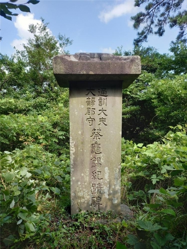 채구석기적비.