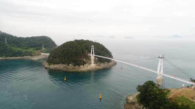 연화도와 우도를 잇는 보도교