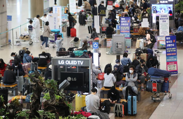 인천국제공항 1터미널 모습. 기사와 직접적인 연관 없음. 부산일보 DB