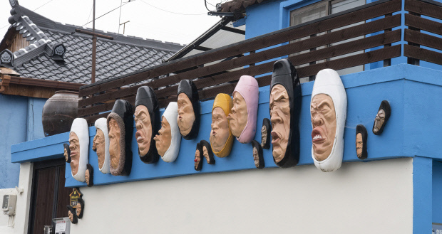 광주 청춘발산마을에서 만난 골목길.