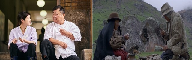 (왼쪽부터) 개막작 <평양랭면>, 폐막작 <영원, 위나이파차>/사진=네이버 영화, 국제무형유산영상축제 유튜브 캡처