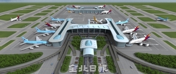 새만금국제공항 예상 조감도