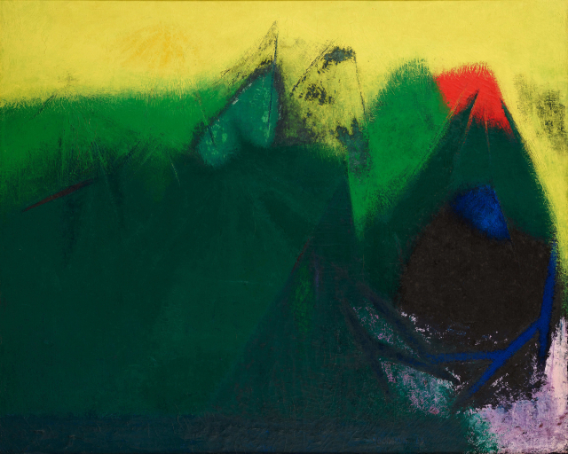 유영국 '정상'(1966). 국립현대미술관 이건희컬렉션