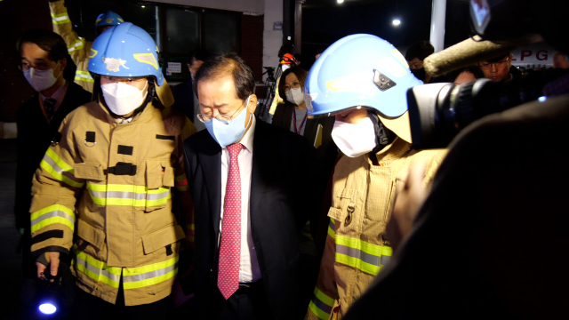 대구 LPG충전소 화재 현장. 심현우 영상기자