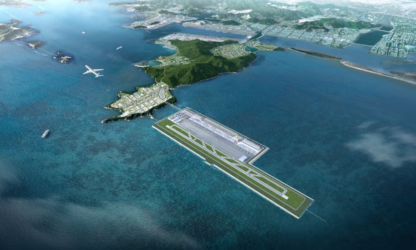 사진은 가덕도신공항 조감도. 연합뉴스