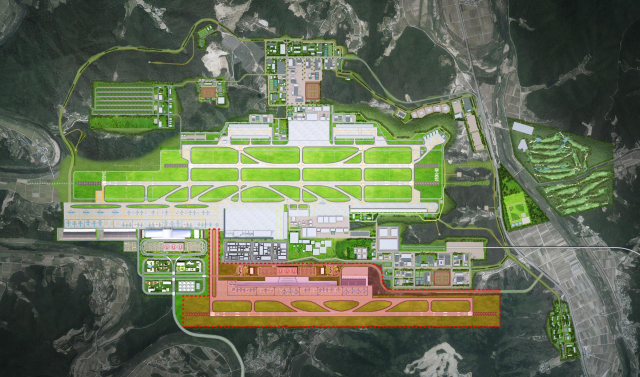대구경북 통합신공항 조감도. 매일신문 DB