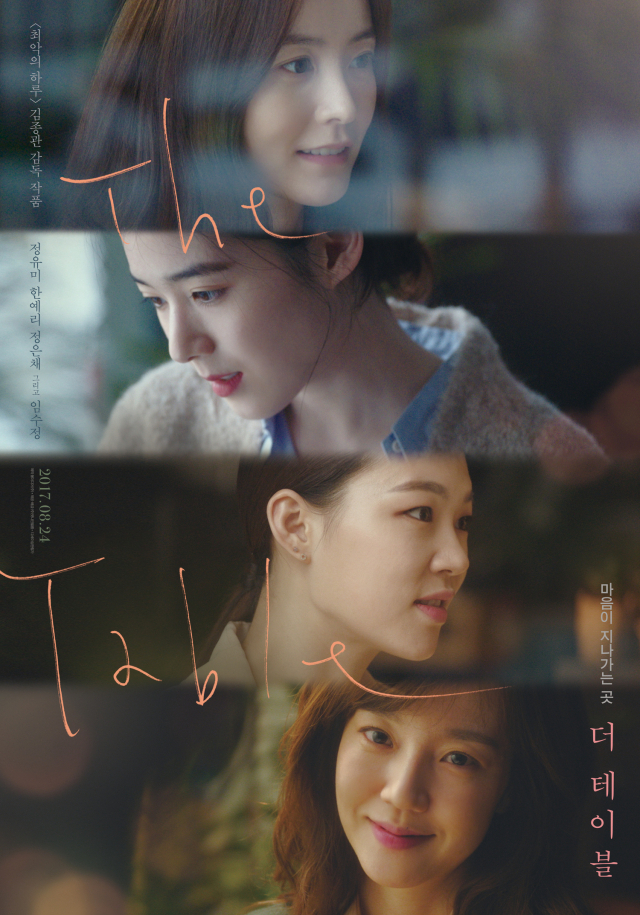 달시 파켓이 번역한 김종관 감독 영화 ‘더 테이블’. 그는 보통 한 작품 번역에 2주 정도 걸리는데 영화 분위기가 감정에도 영향을 미칠 때도 있다고 설명했다. (주)엣나인필름 제공