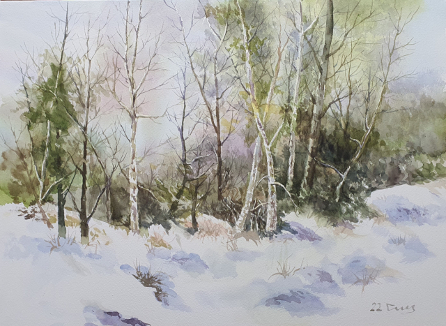 최대식 作 ‘설경’