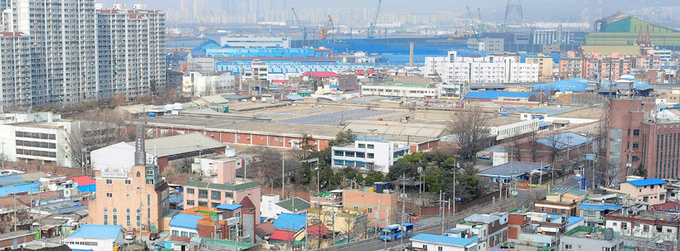 인천 만석지구 동일방직 건물 일대. /경인일보DB
