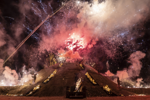 2023춘천마임축제가 4일 춘천 삼악산 케이블카 공영주차장에서 열린 '불의도시;도깨비난장'을 끝으로 8일간의 여정을 마무리지었다.
