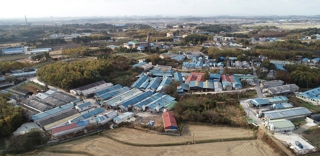 익산 왕궁 정착농원 특별관리지역 전경/사진 제공=익산시