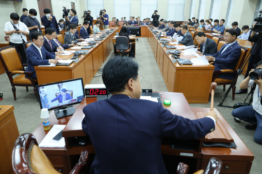 지난 5월 24일 열린 행안위 전체회의 모습. 사진=연합뉴스