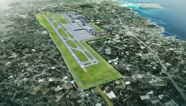 제주도 서귀포시 성산읍 제주 제2공항 조감도.