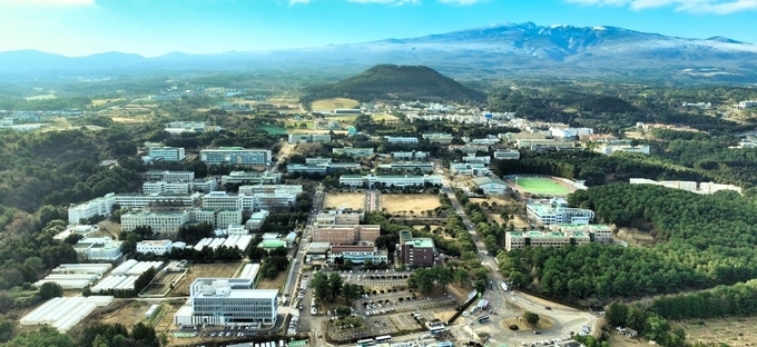 제주대학교 전경.