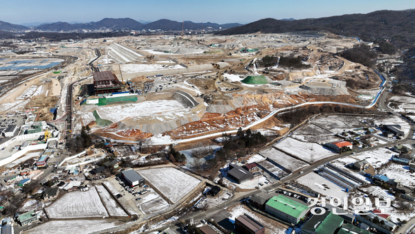 용인 원삼면 반도체 클러스터 공사현장. /경인일보DB