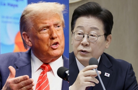 도널드 트럼프 미국 대통령, 이재명 대통령. 연합뉴스
