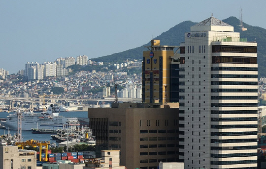 부산의 해수부 임시 청사 건물. 연합뉴스