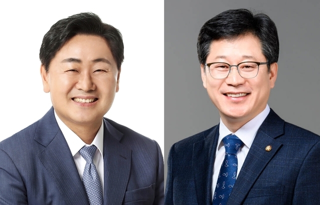 (왼쪽부터)김관영 전북도지사, 안호영 의원