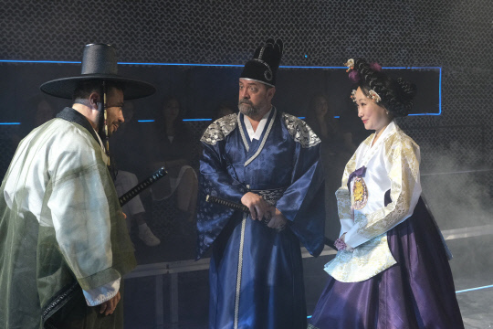 지난해 한국-루마니아-몰도바 국제교류공연 'Hamlet Liber' 공연 모습. 대전연극협회 제공