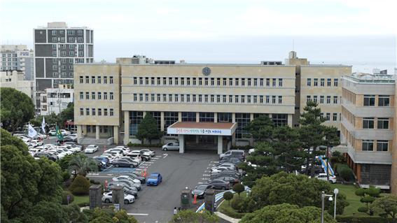 제주도교육청 전경.