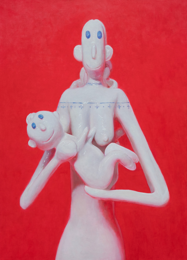 권순창, Mary Jane I, 2025, oil on canvas, 90.9x65.1 cm