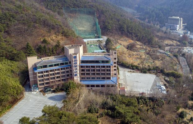 정부가 2026년 예산안에 국립현대미술관 분관 건립 타당성 용역비를 책정했다. 광주시가 국립현대미술관 분관 건립예정 후보지로 검토 중인 광주시 동구 지산동 옛 신양파크호텔. <광주일보 자료사진>