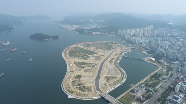 마산해양신도시(서항지구) 전경./경남신문DB/