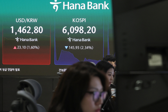 (강원일보) 美-이란 전쟁 여파로 코스피, 한때 6,000선 내줘…급락장에 매도 사이드카 발동