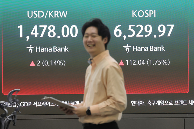 (강원일보)코스피, 6500선 돌파…반도체 훈풍에 사흘 연속 사상최고치 경신